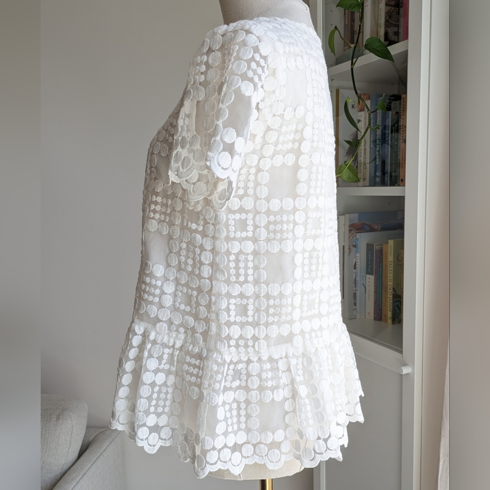 Leifsdottir Anthropologie Embroidered Top - Picture 4 of 11